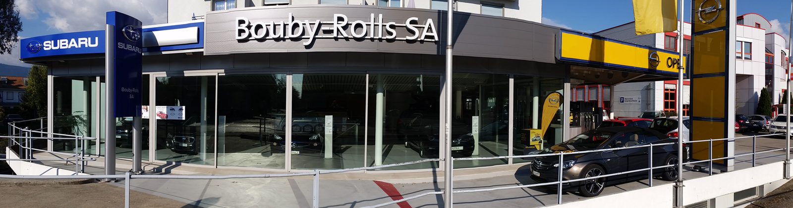 Le Garage Bouby-Rolls au Quai de la Thièle à Yverdon-les-Bains